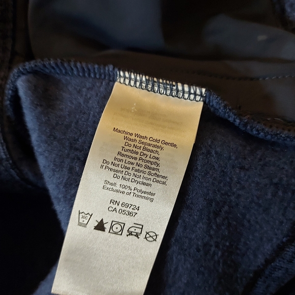 Columbia Blue Fleece Warm Button Sweater - Picture 6 of 6